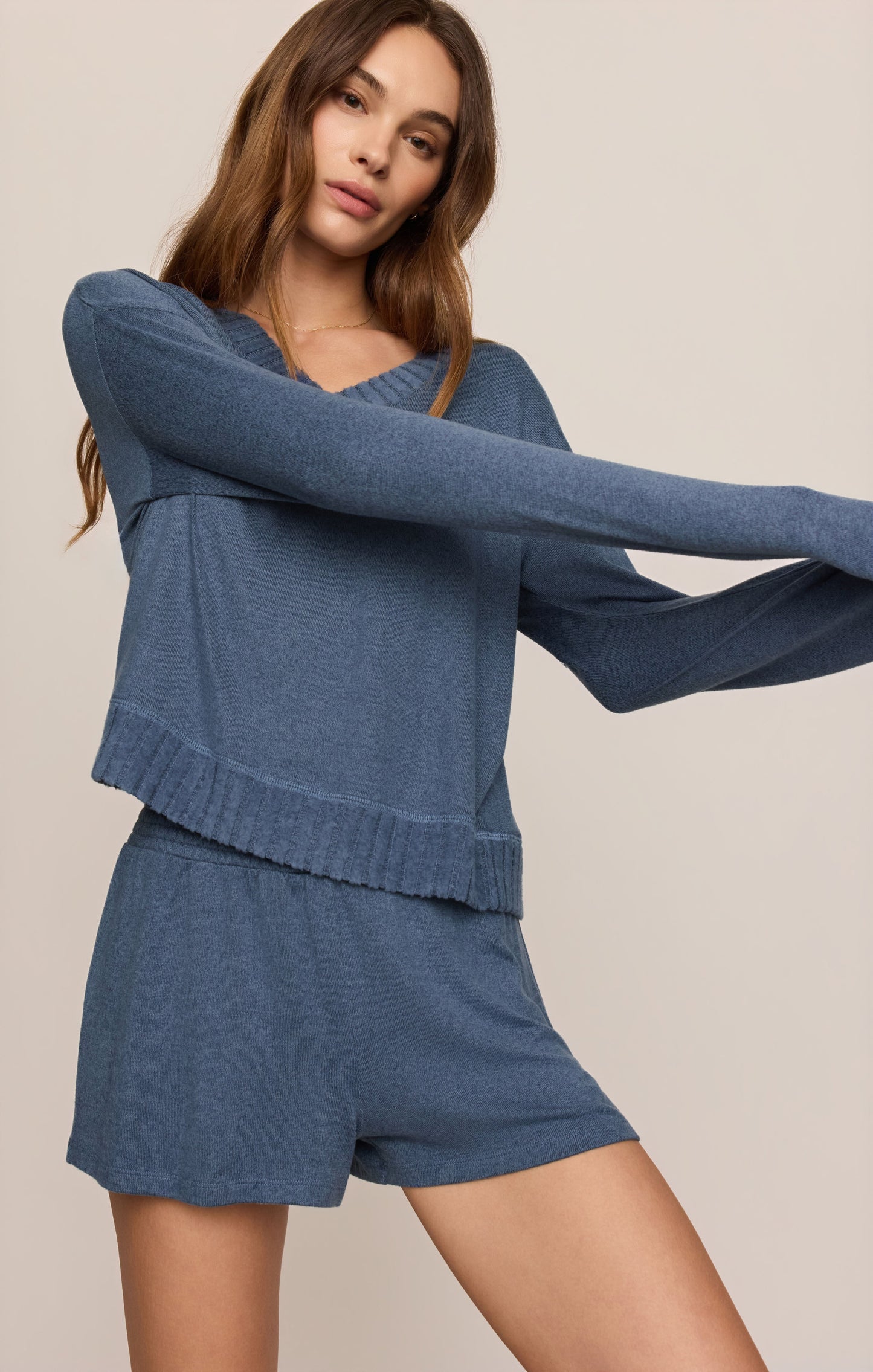 Dawn Smocked Soft Knit Short