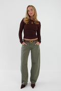 Rae Jeans in Olive