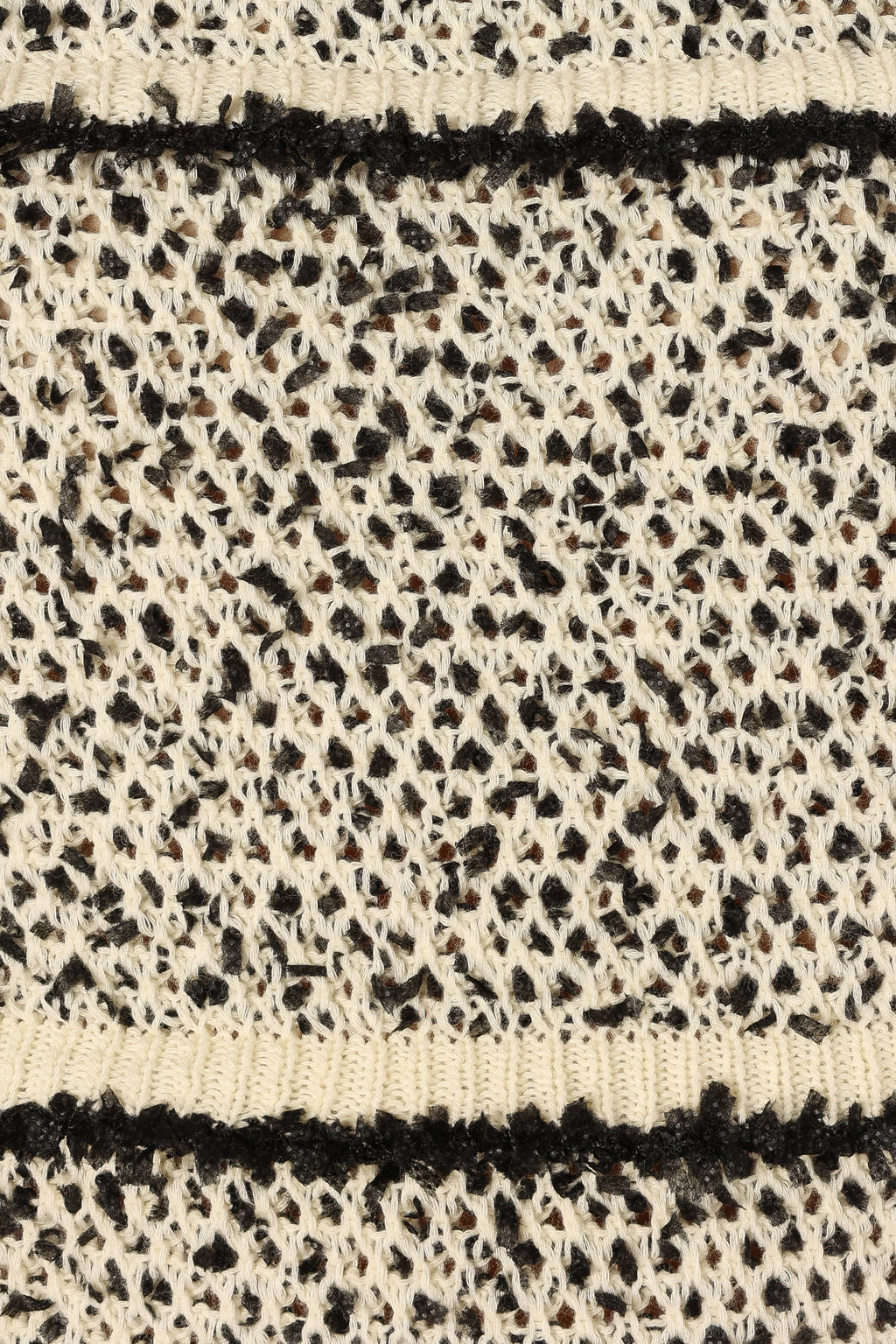 Lydia Knit Top - Ivory Black