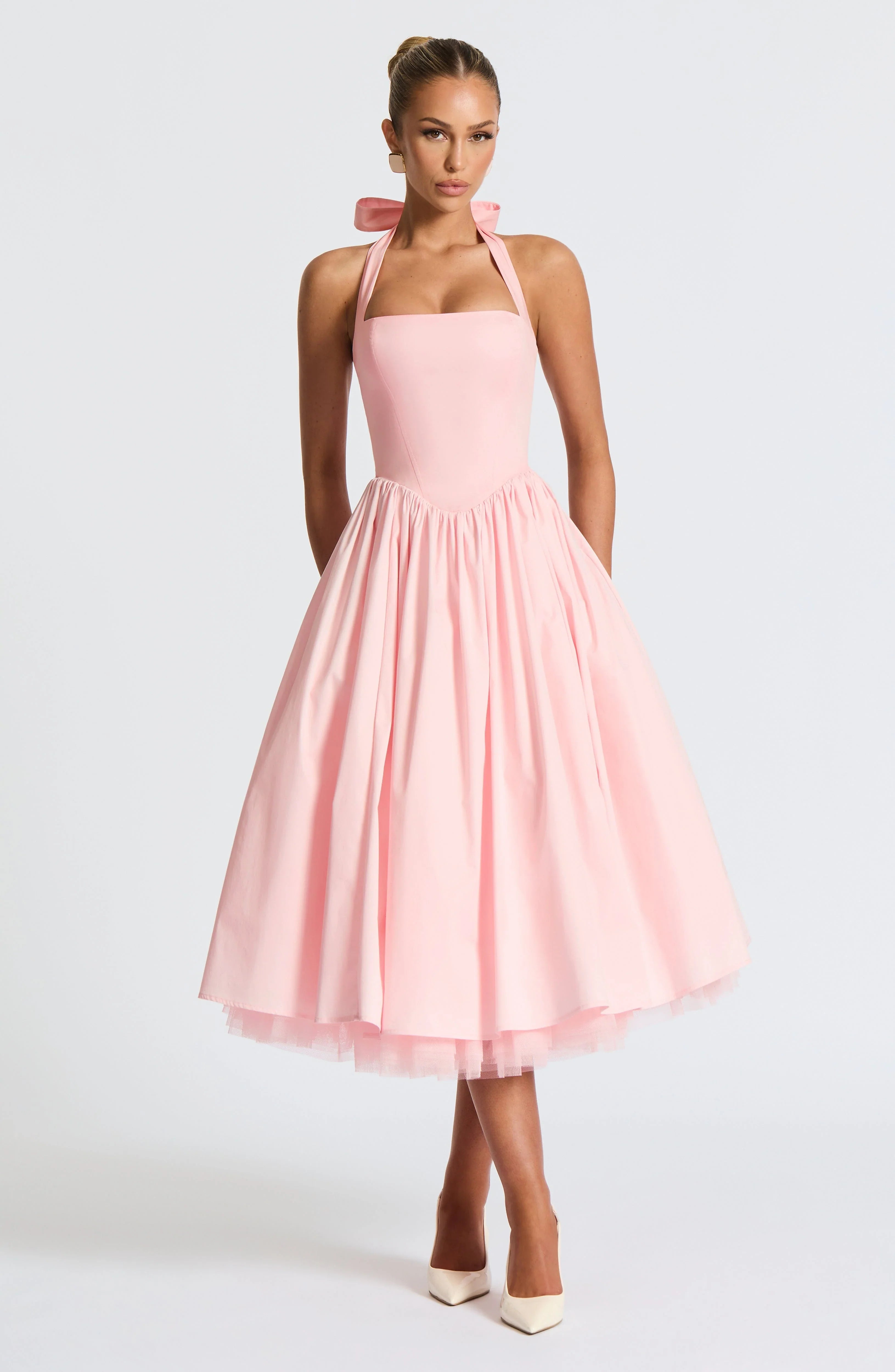 Cressida Midi Dress - Blush