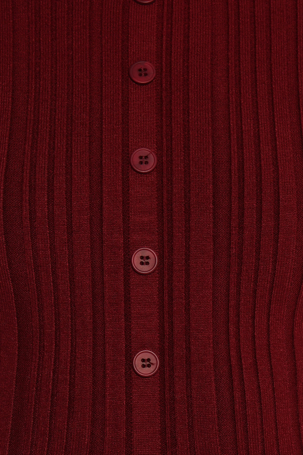 Hatte Cardigan Top - Dark Cherry
