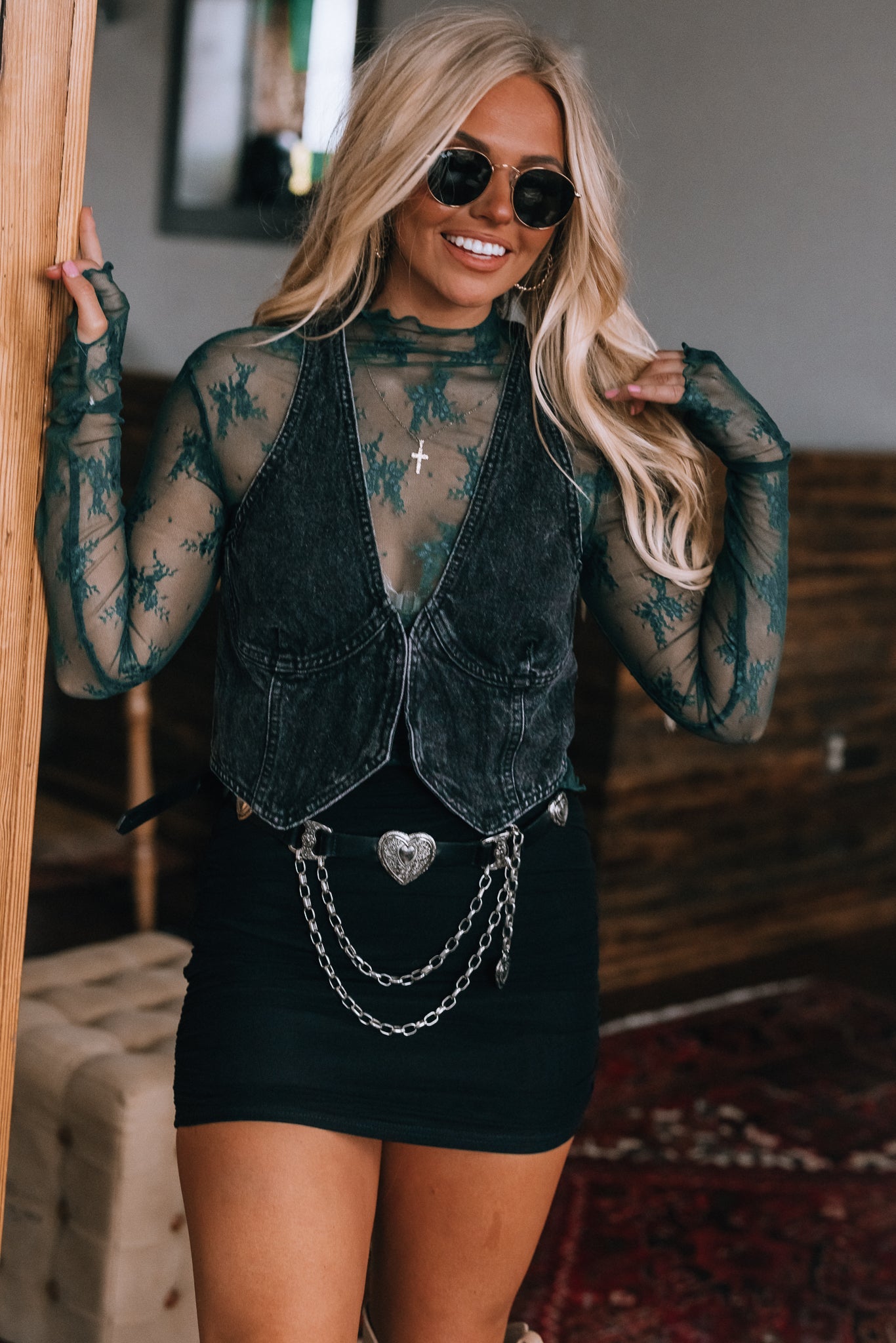 Dolly Denim Bustier Top