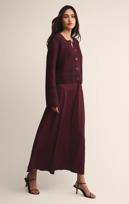 Northpointe Satin Midi Skirt