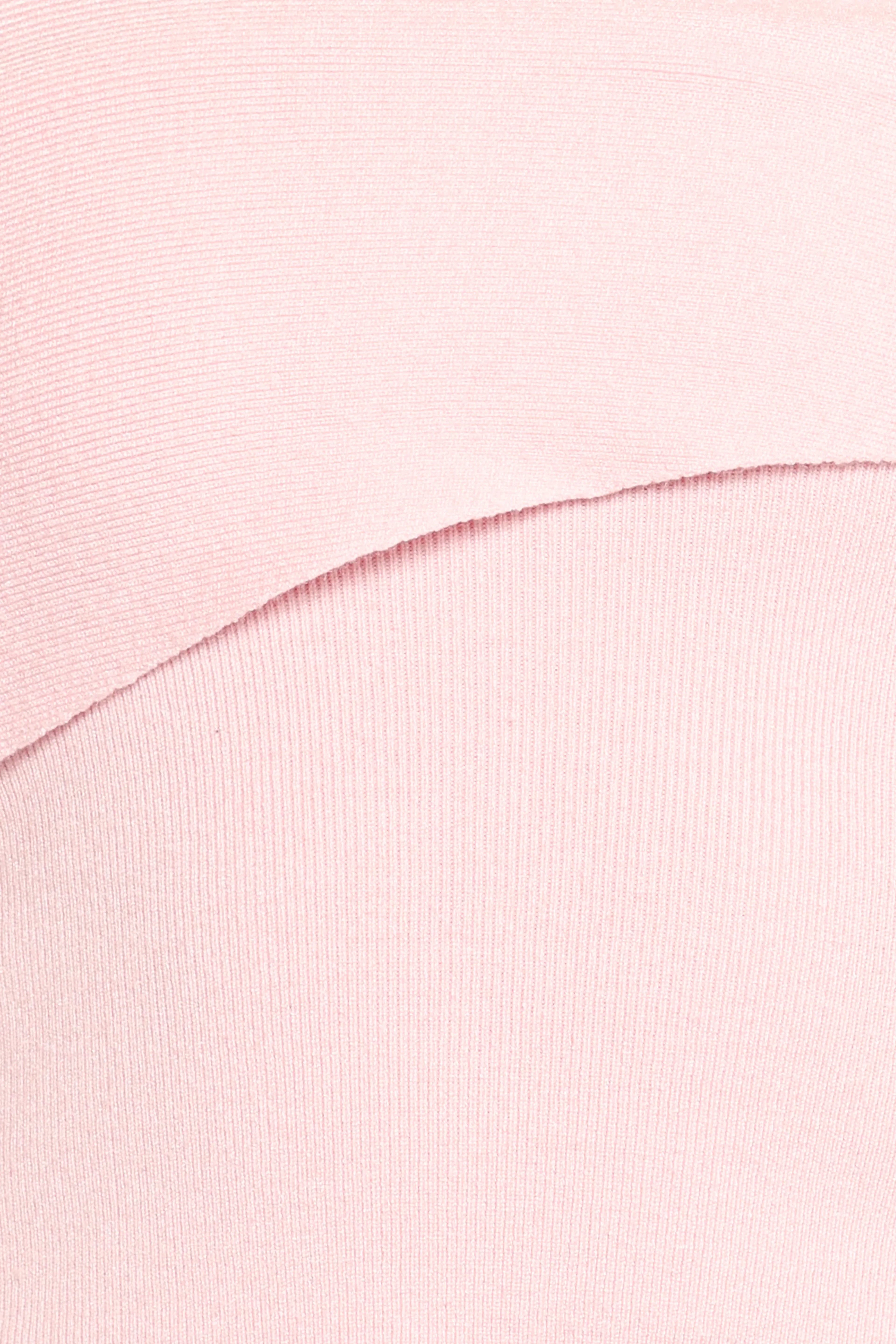 Charama Off Shoulder Knit Top - Pink