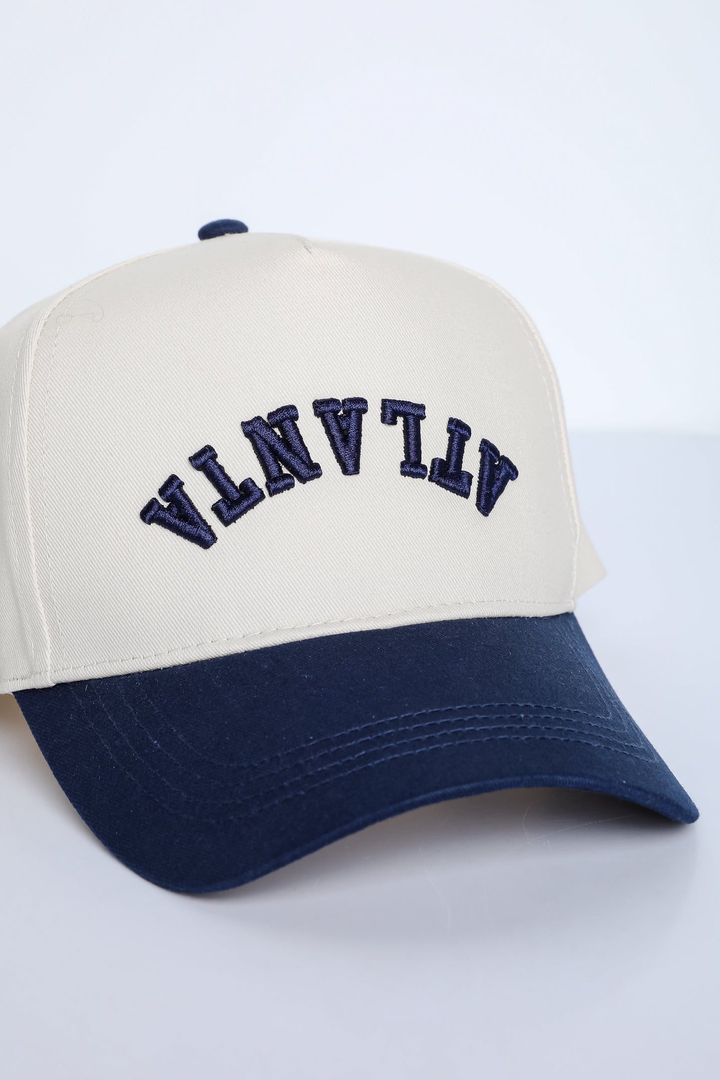 Atlanta Embroidered Color Block Hat