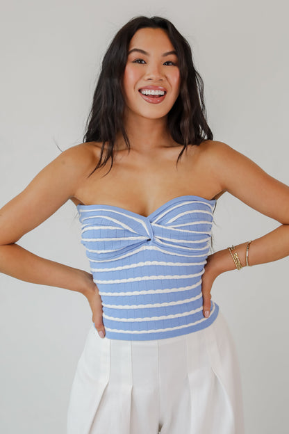 Darling Sunshine Striped Tube Top